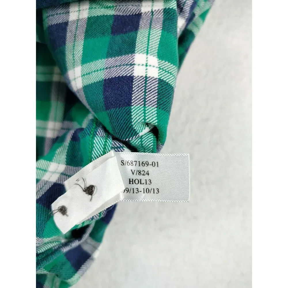 Banana Republic Flannel Shirt‎ Men's Medium Green Cabincore Gorpcore Cozycore
